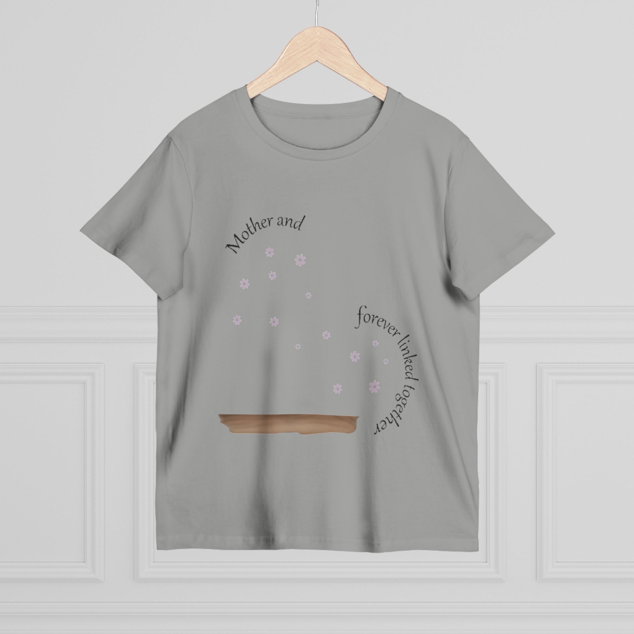 Mother and Daughter linked together | Women Maple Tee